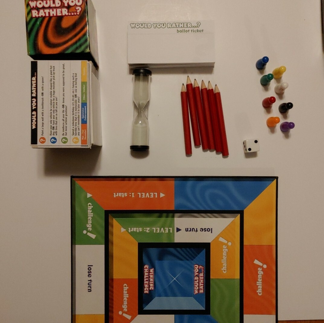 Would You Rather Board Game Printable Instructions Zobmondo