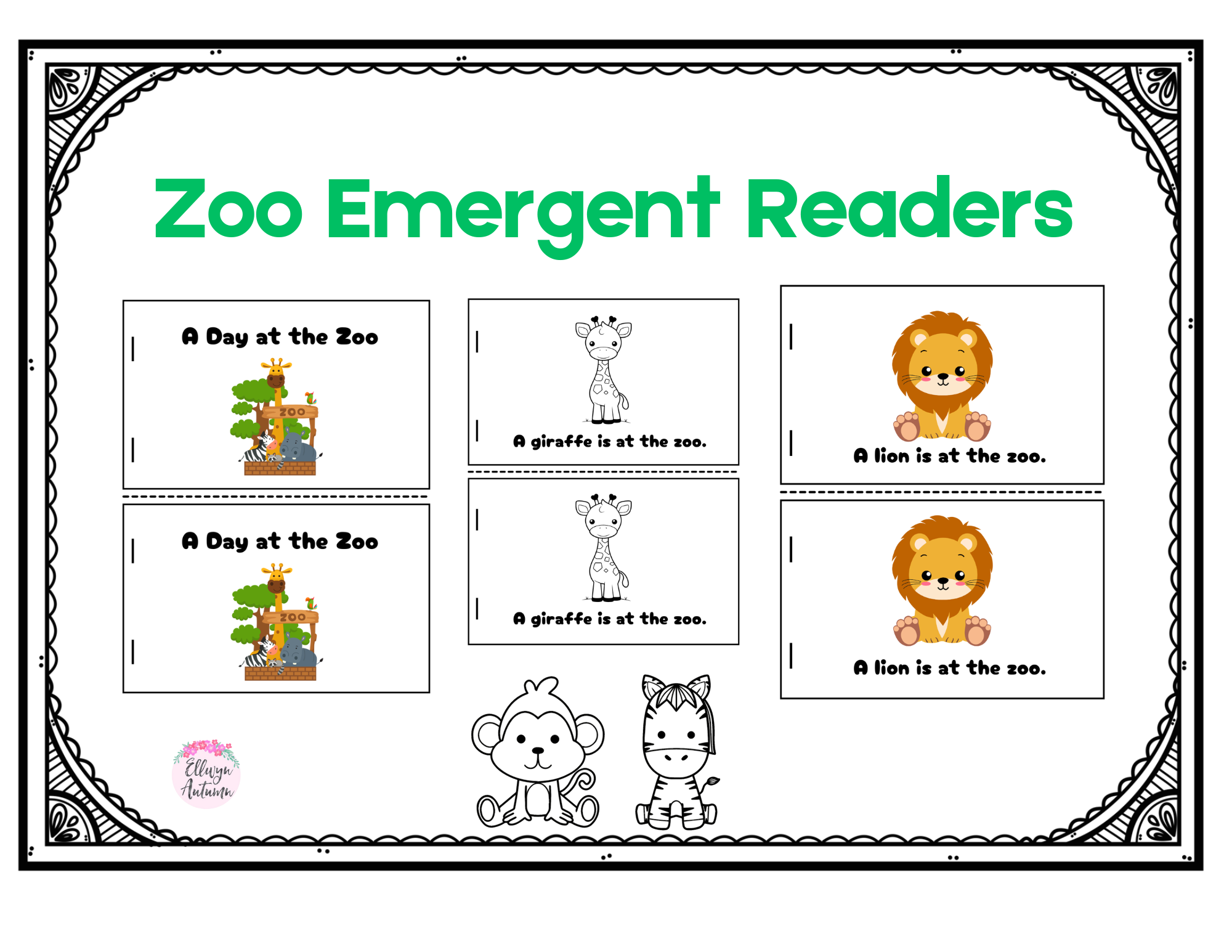 Zoo Emergent Readers Made By Teachers